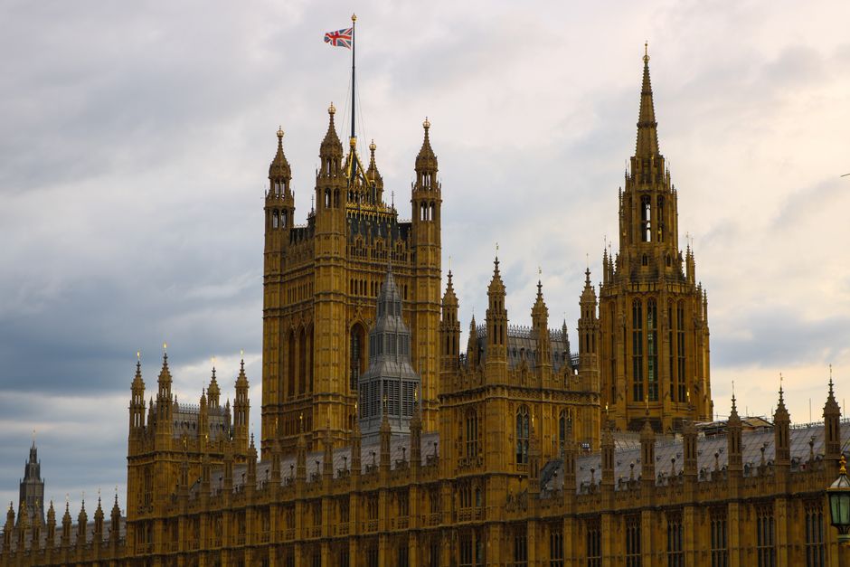 Stunning view of the Houses of Parliament in London showcasing Gothic architecture.